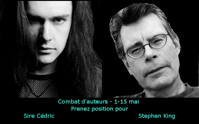 Combat d'auteurs round 7 Sire Cédric vs Stephen King